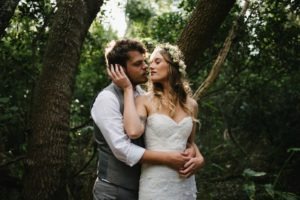Couple in forest