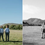 Bridal party in paddock