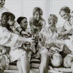 Bride and bridesmaides