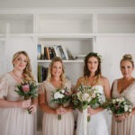 bride and her maids
