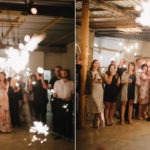 First dance with sparklers