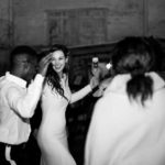 Bride dancing