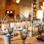 Old barn table decor