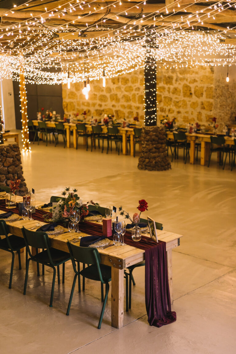 Winter Church Wedding reception venue