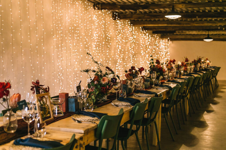Winter Church Wedding reception venue