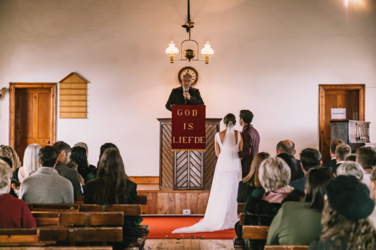 Winter Church Wedding