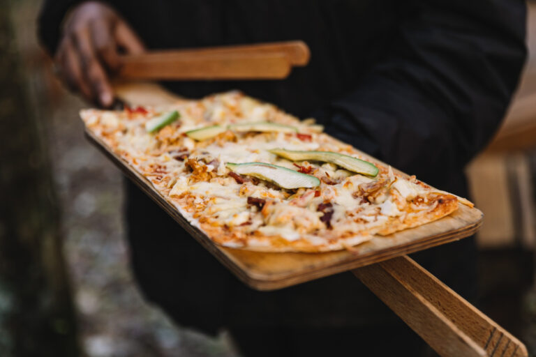 Winter Church Wedding food photos