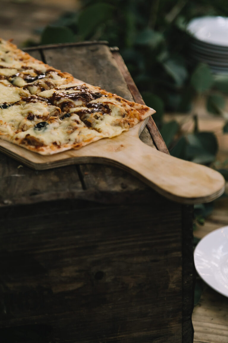 Winter Church Wedding food