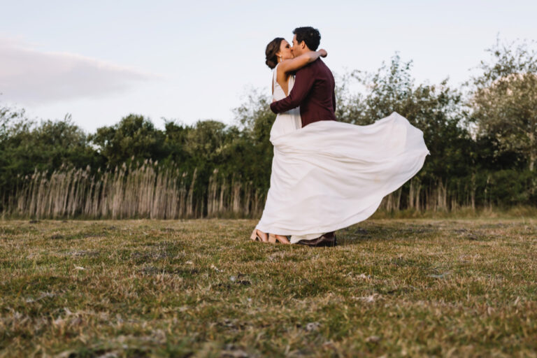 Winter Church Wedding couple photos