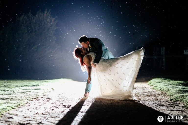 Forest & Nightjar Wedding couple poses