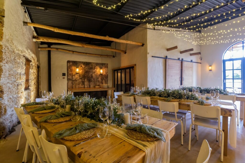 Interior Old barn venue