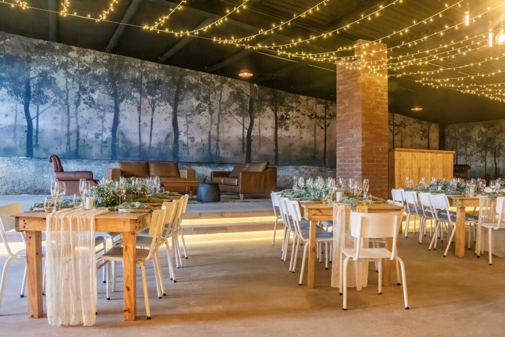 Stage of Old barn venue